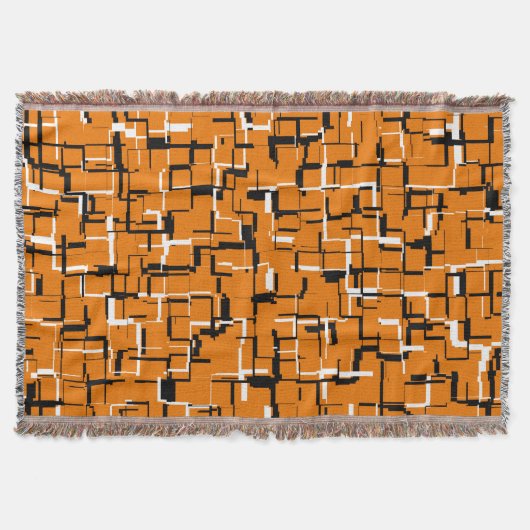 COOL Orange Schwarz-weiß Decke (Vorderseite)