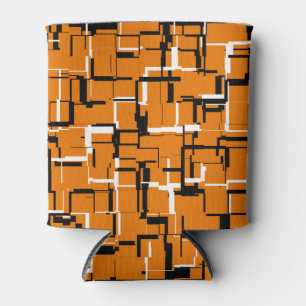 COOL Orange Schwarz-weiß Dosenkühler