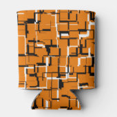 COOL Orange Schwarz-weiß Dosenkühler (Rückseite)