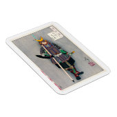 Cool-orientalisch-japanisch Samurai Warrior Yari S Magnet (Rechte Seite)
