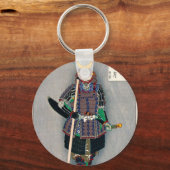 Cool-orientalisch-japanisch Samurai Warrior Yari S Schlüsselanhänger (Vorderseite)
