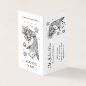 Cool-orientalisch-japanische Koi Carp Fish Lotus B Visitenkarten (Vorderseite)
