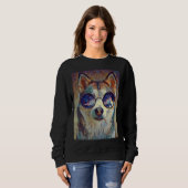Cool Paint Husky Sweatshirt (Vorne ganz)