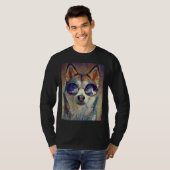 Cool Paint Husky T-Shirt (Vorne ganz)