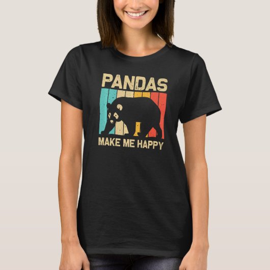 Cool Panda For Men Women Panda Bear Animal Zookee T-Shirt (Vorderseite)