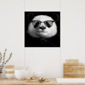 Cool Panda Poster | Niedlich Panda Lover (Küche)