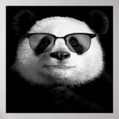 Cool Panda Poster | Niedlich Panda Lover (Vorne)