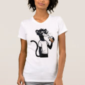 Cool Panther Graphic T-Shirt - Funny Bubble Tee Sh (Vorderseite)