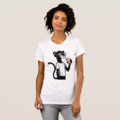 Cool Panther Graphic T-Shirt - Funny Bubble Tee Sh (Vorne ganz)