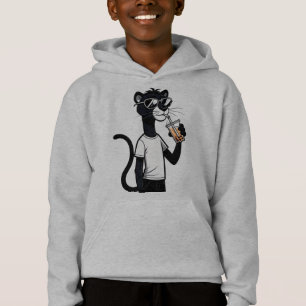 Cool Panther Graphic T-Shirt - Funny Bubble Tee Sh