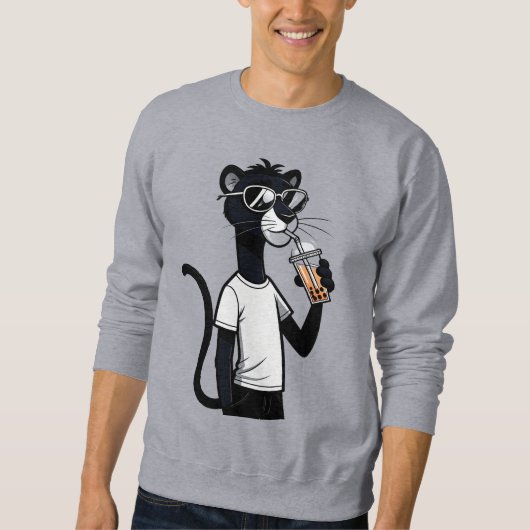 Cool Panther Graphic T-Shirt - Funny Bubble Tee Sh (Vorderseite)