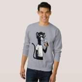Cool Panther Graphic T-Shirt - Funny Bubble Tee Sh (Vorne ganz)
