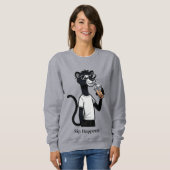 Cool Panther Graphic T-Shirt - Funny Bubble Tee Sh (Vorne ganz)