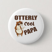 Cool Papa Funny Vathers Day Gift Button (Vorderseite)