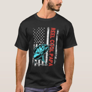 Cool Papa USA Flag Father's Day T-Shirt