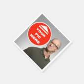 Cool! Paper Napkin - Personalisiert Serviette (Ecke)