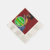COOL! Papier Cocktail Napkins - 50 Pack Ecru Serviette (Ecke)