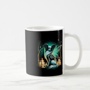 Cool Papillon Dog Skeleton Halloween Hund Mama Vat Kaffeetasse