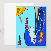 Cool party invite  einladung (Vorne/Hinten)