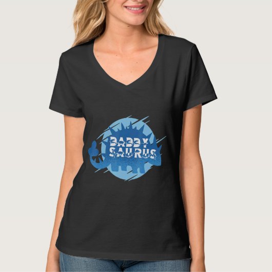 Cool Pater Papasaurus Dinosaur Papa Saurus T-Shirt (Vorderseite)