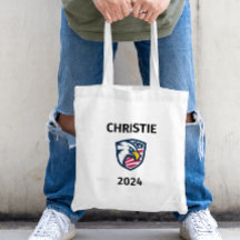 Cool Patriotic Chris Christie 2024 Election Eagle