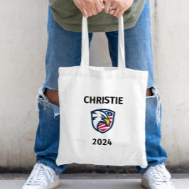 Cool Patriotic Chris Christie 2024 Election Eagle Tragetasche