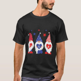 cool Patriotische Gnome USA unisex T-Shirt