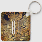 Cool pattern unique text  schlüsselanhänger (Rückseite)