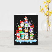 Cool Penguin Christmas Pajamas Shirt Boys, Penguin Karte (Gelbe Blume)