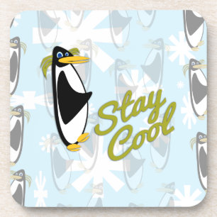 Cool Penguin Pal Getränkeuntersetzer