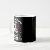 Cool People Are Born In December Christian Christm Kaffeetasse (Vorderseite Links)