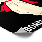 Cool People Are Born In December Christian Christm Poster (Ecke)