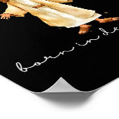 Cool People Are Born In December Christian Christm Poster (Ecke)