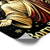 Cool People Are Born In December Christian Christm Poster (Ecke)