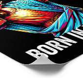 Cool People Are Born In December Christian Christm Poster (Ecke)