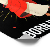 Cool People Are Born In December Christian Christm Poster (Ecke)