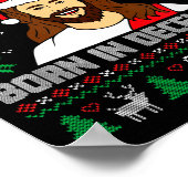 Cool People Are Born In December Christian Christm Poster (Ecke)