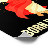 Cool People Are Born In December Christian Christm Poster (Ecke)