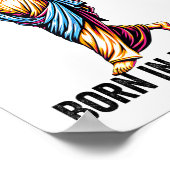 Cool People Are Born In December Christian Christm Poster (Ecke)