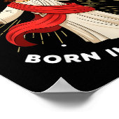 Cool People Are Born In December Christian Christm Poster (Ecke)