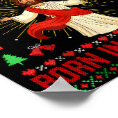 Cool People Are Born In December Christian Christm Poster (Ecke)