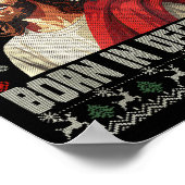 Cool People Are Born In December Christian Christm Poster (Ecke)