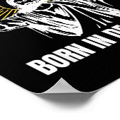 Cool People Are Born In December Christian Christm Poster (Ecke)