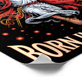 Cool People Are Born In December Christian Christm Poster (Ecke)