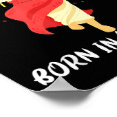 Cool People Are Born In December Christian Jesus C Poster (Ecke)