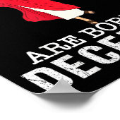 Cool People Are Born In December Christian Jesus C Poster (Ecke)