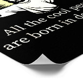 Cool People Are Born In December Christian Jesus C Poster (Ecke)