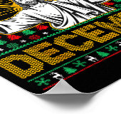 Cool People Are Born In December Christian Jesus C Poster (Ecke)