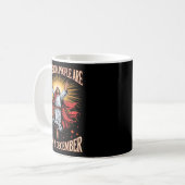 Cool People Are Born In December Christian Xmas Bi Kaffeetasse (Vorderseite Links)