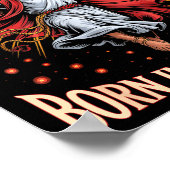 Cool People Are Born In December Christian Xmas Bi Poster (Ecke)